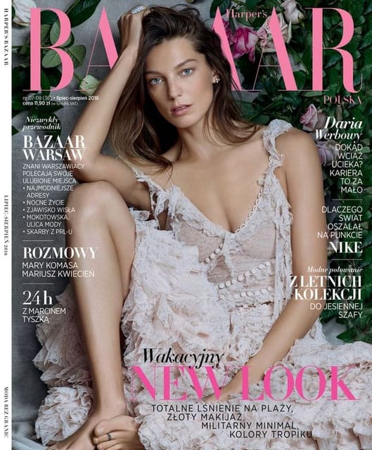 Harper's Bazaar Poland August 2016 Cover — Harper's Bazaar Poland