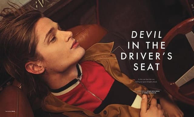 Devil in the driver's seat — Essential Homme
