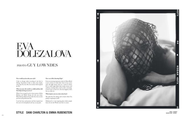 Eva Dolezalova by Guy Lowndes — VVV Magazine