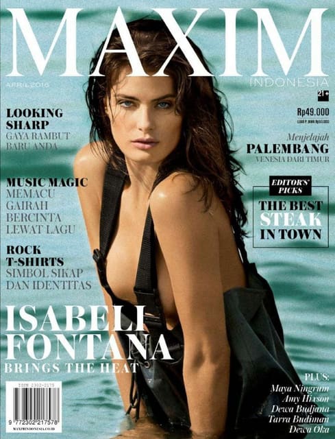 Maxim Indonesia April 2016 Cover