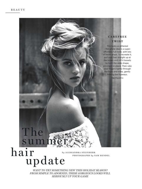 The Summer Hair Update — Glamour UK