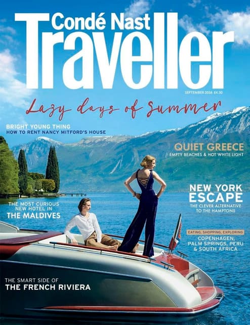 Conde Nast Traveller UK Cover September 2016 Cover — Conde Nast Traveller UK