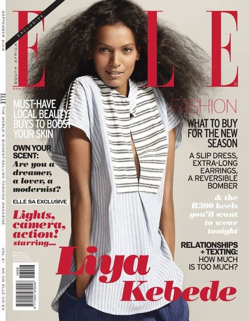 Elle South Africa September 2016 Cover — Elle South Africa