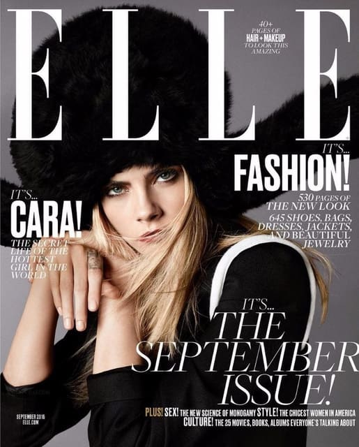 Elle U.S. September 2016 Cover — Elle U.S.