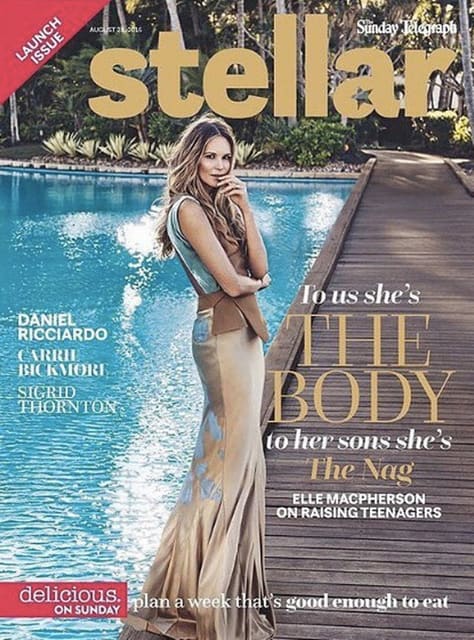 Stellar Magazine First Issue August 2016 Cover — Sunday Telegraph Australia