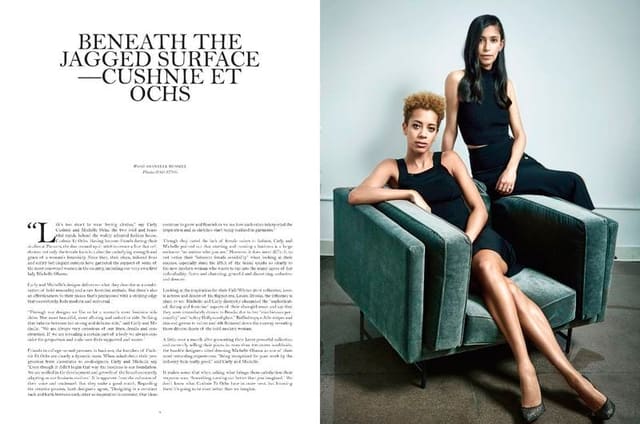 CUSHNIE ET OCHS — No Tofu Magazine