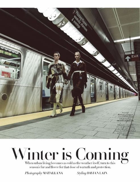 Winter is Coming — L'Officiel Singapore