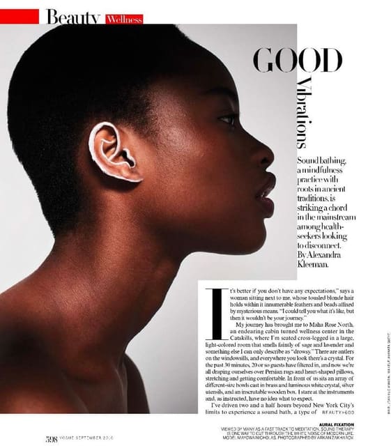 Good Vibrations — American Vogue