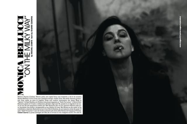 Monica Bellucci- On the Milky Way — L'Uomo Vogue