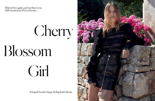 Cherry Blossom Girl — Cover Magazine Denmark