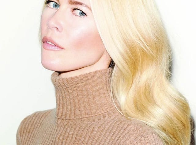 Tse by Claudia Schiffer Fall 2016 — Tse