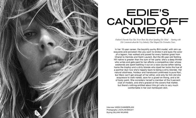 Edie's Candid Off Camera — Industrie Magazine