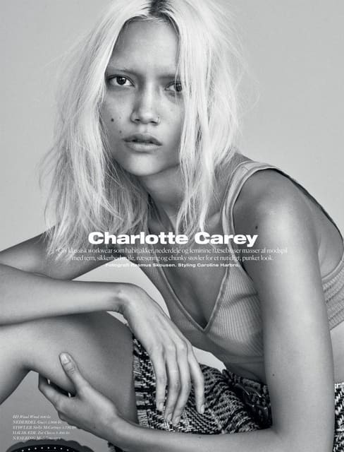 Charlotte Carey — Cover Magazine Denmark