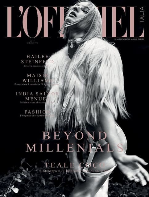 L'Officiel Italia September 2016 Cover