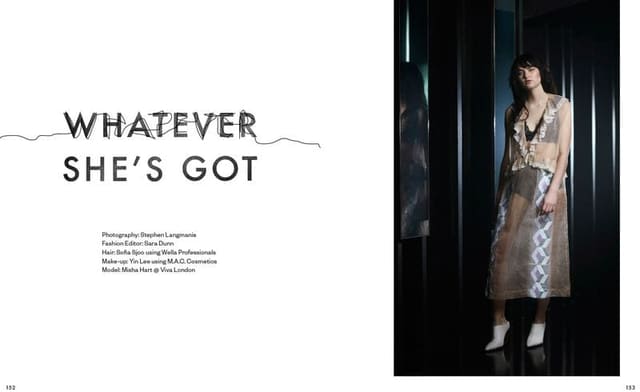 Whatever She's Got — Black Magazine