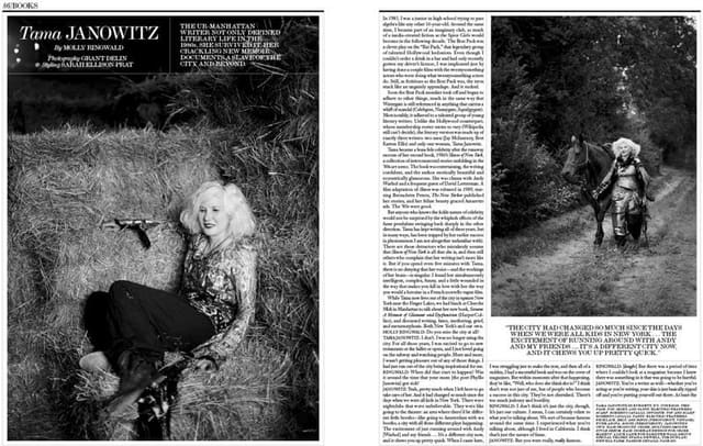 Tama Janowitz — Interview Magazine