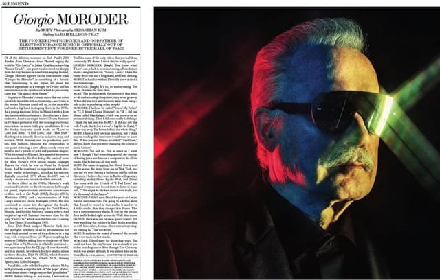 Giorgio Moroder — Interview Magazine