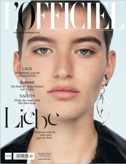 L'Officiel Germany November/December 201... — L'Officiel Germany