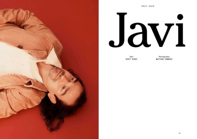 Javi Muñoz by Matthew Tamaro — Hello Mr.