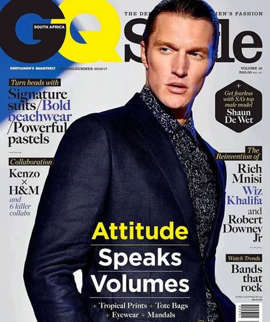 GQ Style South Africa S/S 16 Cover — GQ Style South Africa