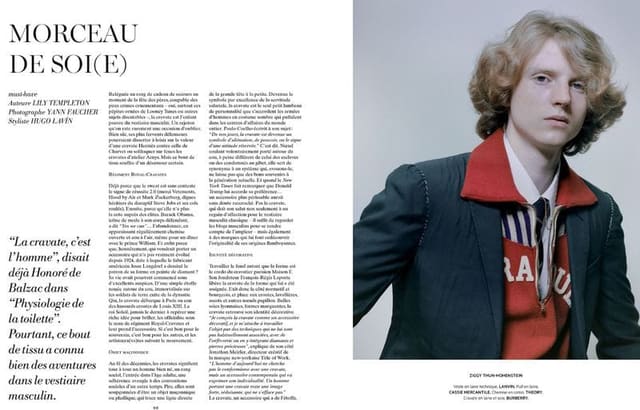 Morceau de soi(e) — L'Officiel Hommes Paris