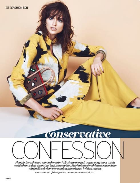 Conservative Confession — Elle Indonesia