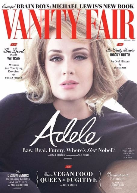 Vanity Fair U.S. December 2016 Cover — Vanity Fair U.S.