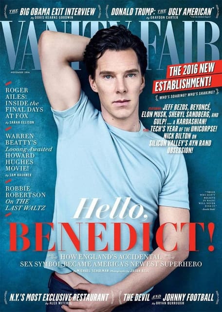 Vanity Fair U.S. November 2016 Cover — Vanity Fair U.S.