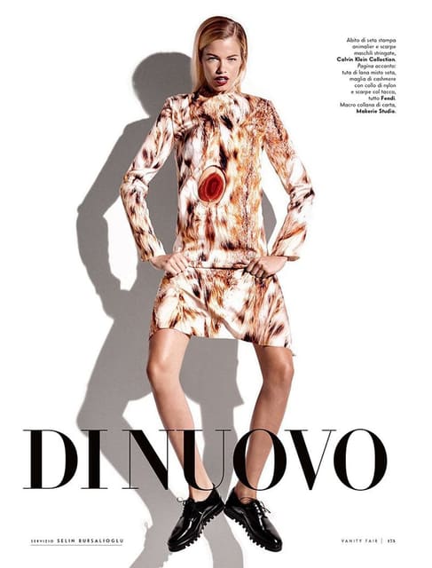 DI NUOVO VESTITE — Vanity Fair Italia