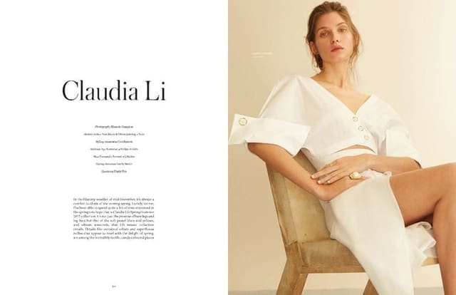 Claudia Li for One Magazine