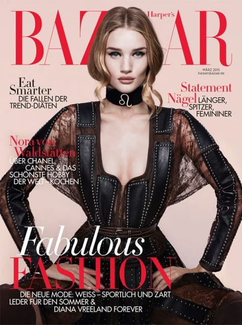 Harper's Bazaar Germany March 2015 Cover — Harper's Bazaar Germany