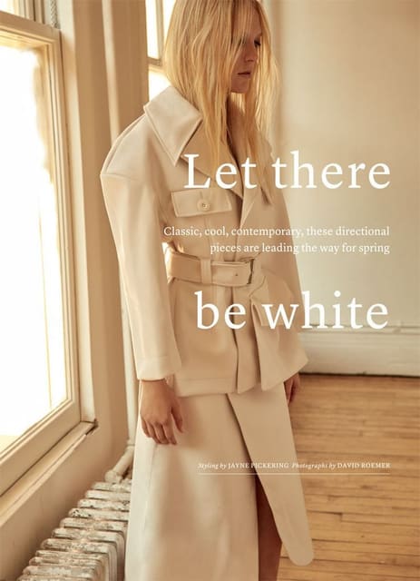 Let There be White — Marie Claire UK