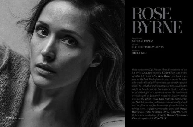 Rose Byrne — MONROWE Magazine