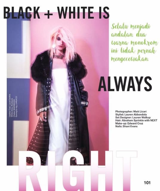 Black and White Is Always Right — Nylon Magazine