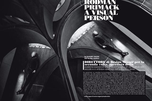 Rodman Primack A Visual Person — L'Uomo Vogue