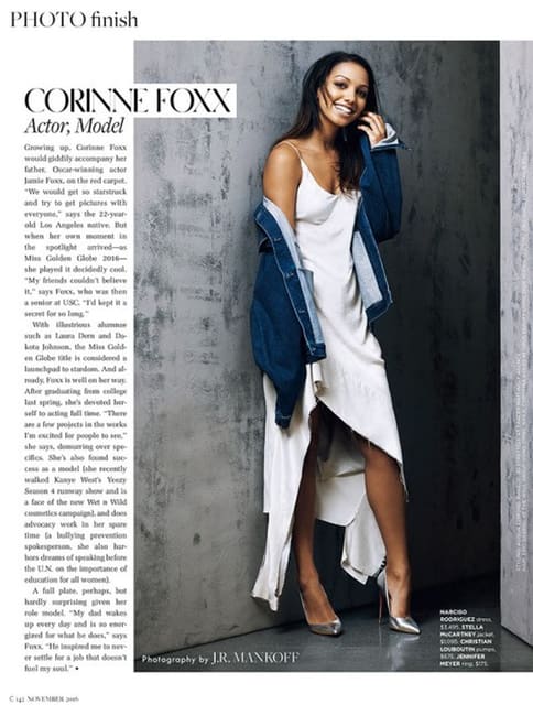 Corinne Foxx — C Magazine