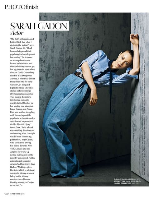 Sarah Gadon — C Magazine