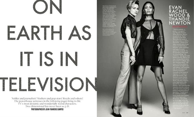 On Earth as it is in Television — Elle U.S.