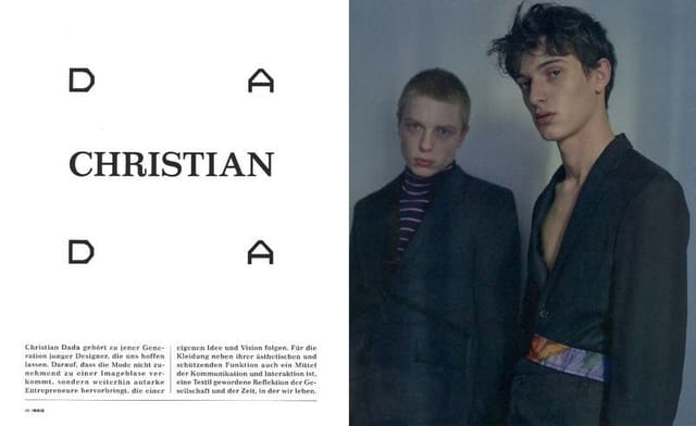 CHRISTIAN DADA — Indie Magazine
