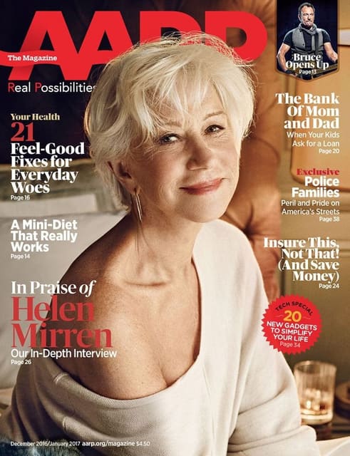AARP December 2016 / January 2017 Cover