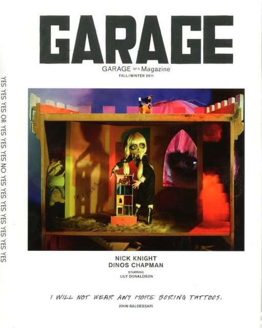 GARAGE Magazine Debut Issue F/W 11 Three... — Garage Magazine