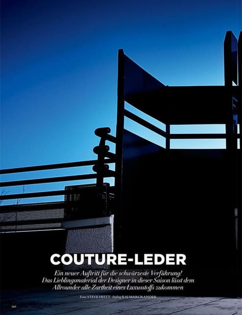 Couture - Leder — Harper's Bazaar Germany