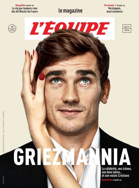 Antoine Griezmann for L'Équipe Magazine
