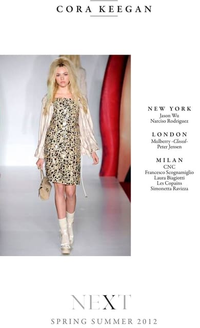 NEXT MODELS London: All Shows S/S 2012 N...