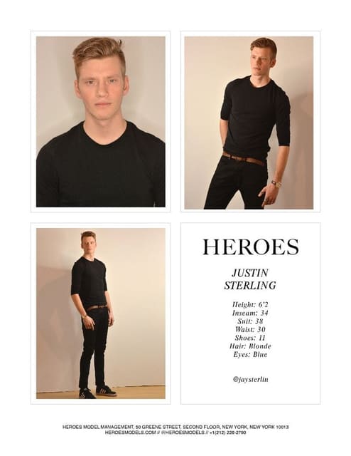HEROES NEW YORK MEN 2017 Polaroids/Portr...