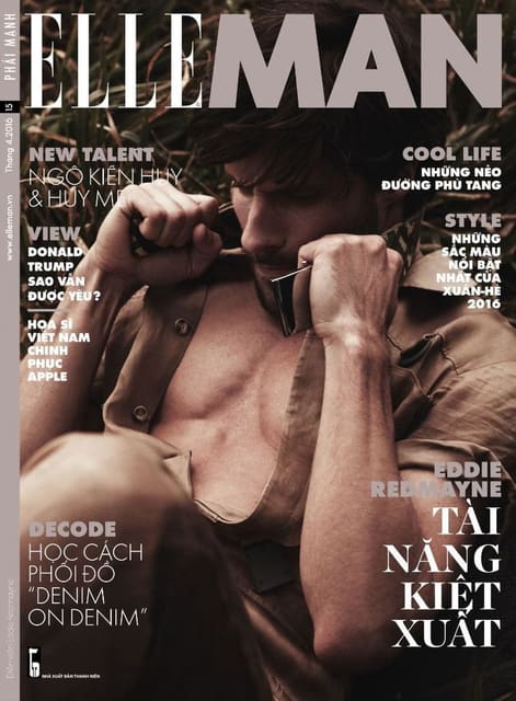 ELLE MAN VIETNAM 2016 April Issue Cover — Elle Man Vietnam