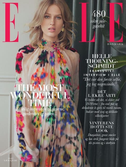 Elle Denmark January 2017 Cover — Elle Denmark
