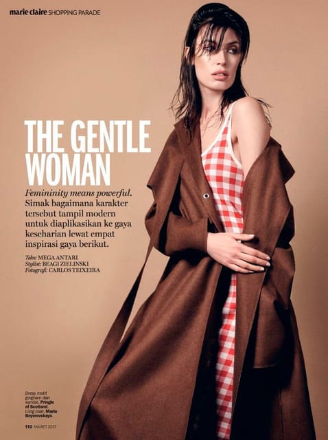 The Gentle Woman — Marie Claire Indonesia