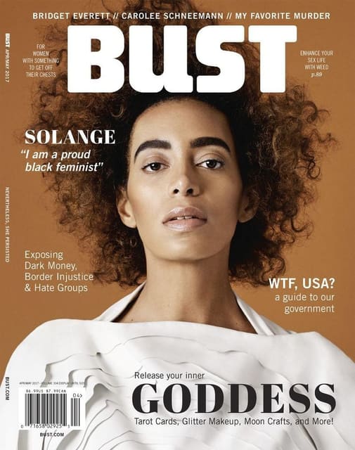 BUST Magazine April/May 2017 Cover