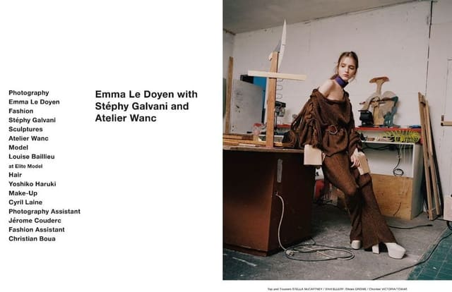 Emma Le Doyen with Stéphy Galvani and At... — Hunter Fashion Magazine